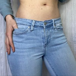 Calvin Klein light wash flare jeans